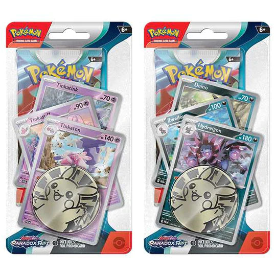 Pokémon TCG Paradox Rift Premium Checklane Blister Tinkaton