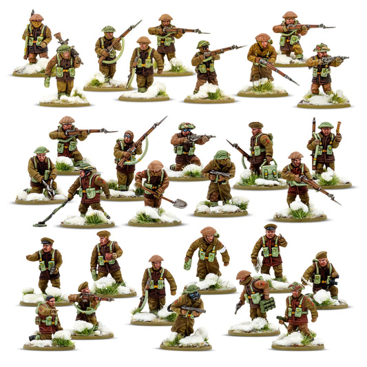 Bolt Action British & Canadian Infantry (Winter) Platoon