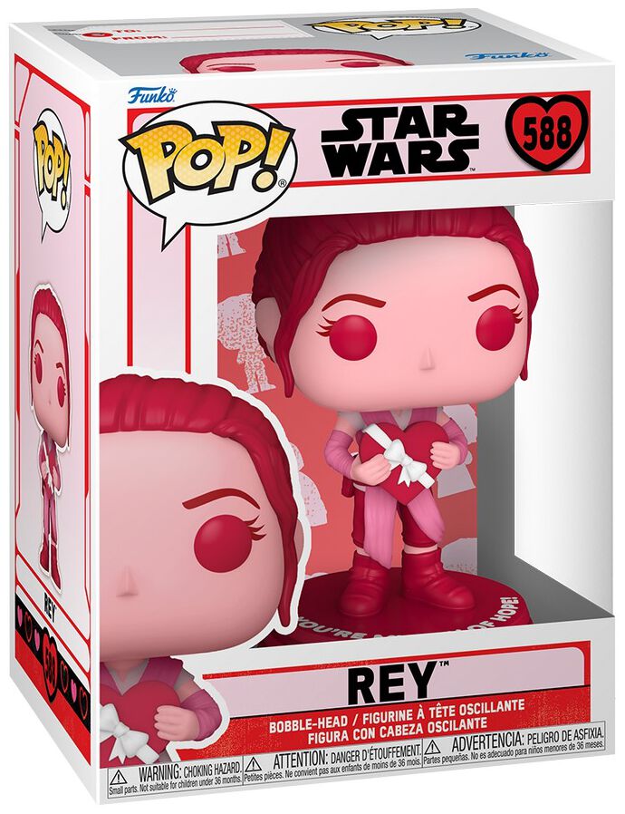 Funko Pop! Star Wars Rey Valentine's Day