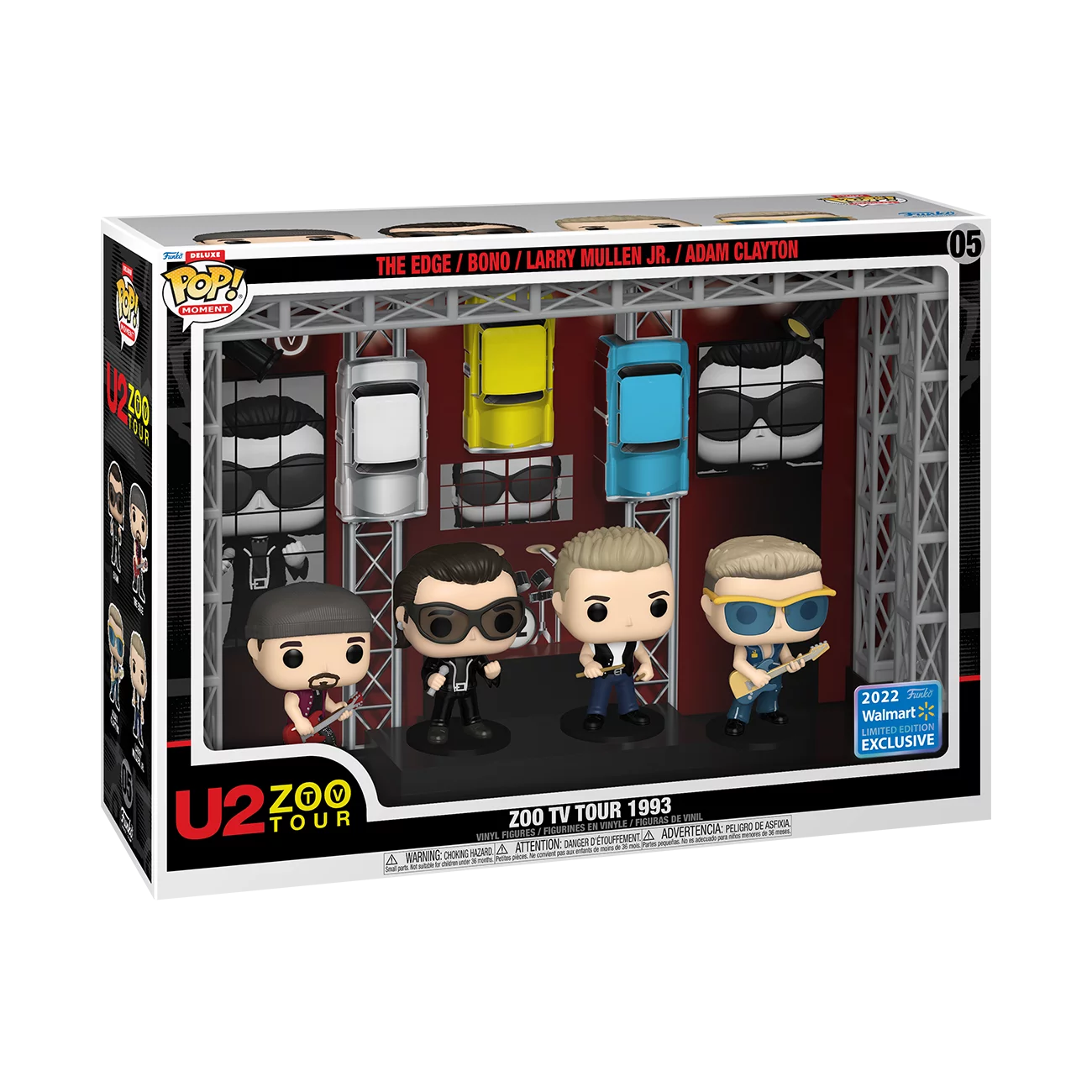 Funko Pop! Moment Deluxe: U2’s Zoo TV Tour (1993) Vinyl Figures