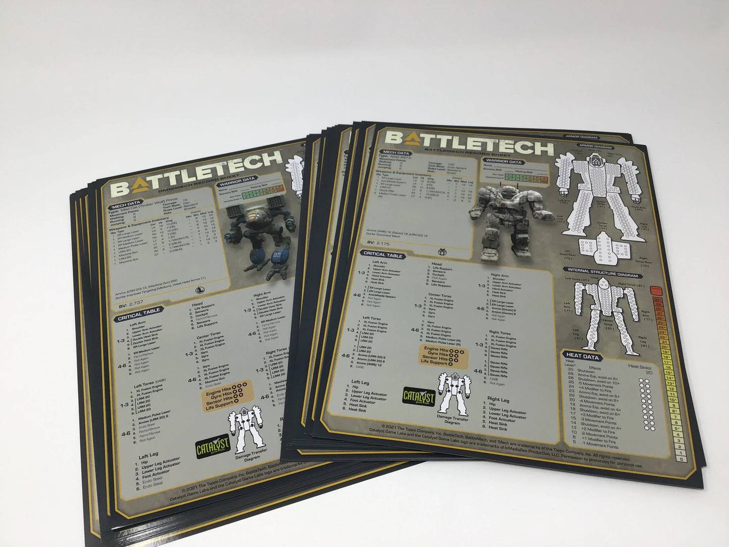 BattleTech: Premium Record Sheet