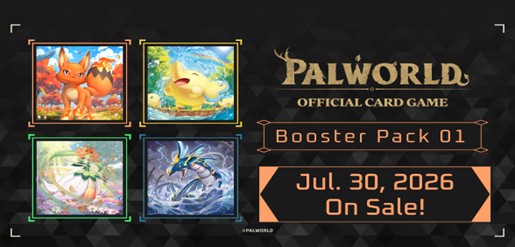 Palworld TCG: BP01 Dawn Of Palagos Booster Box (12 Boosters)