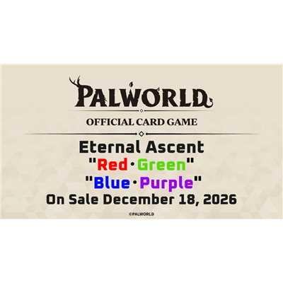 Palworld TCG POCGe-TD03 Trial Deck Eternal Ascent Red-Green