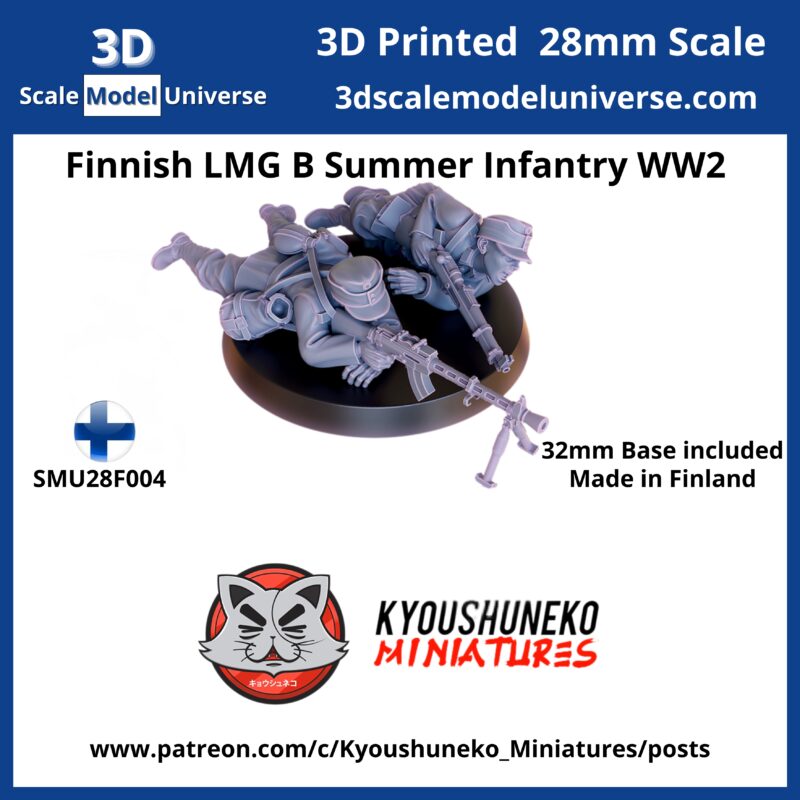 Finnish LMG B Summer Infantry WW2