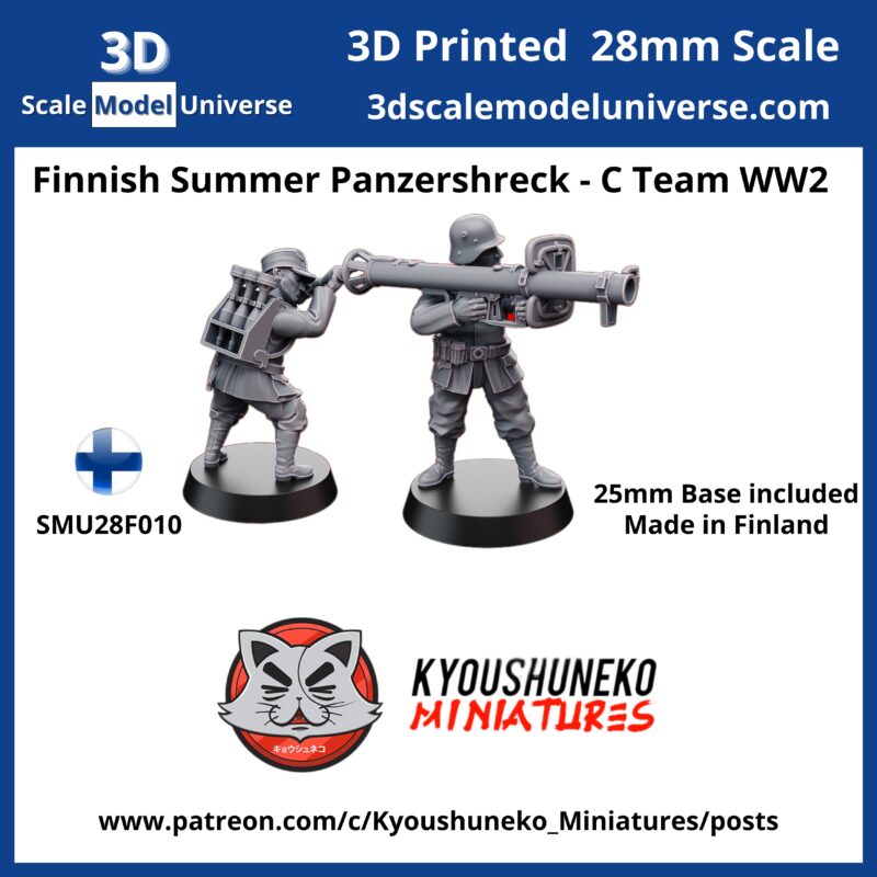 Finnish Summer Panzershreck C Team WW2