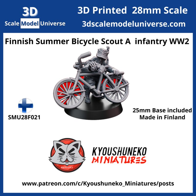 Finnish Summer Bicycle Scout A Infantry WW2