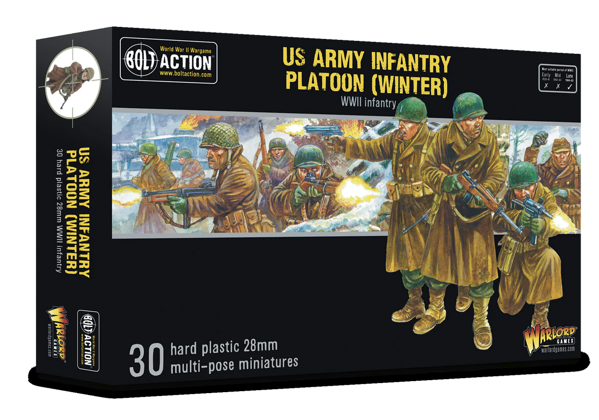 Bolt Action: US Army Infantry Platoon (Winter)