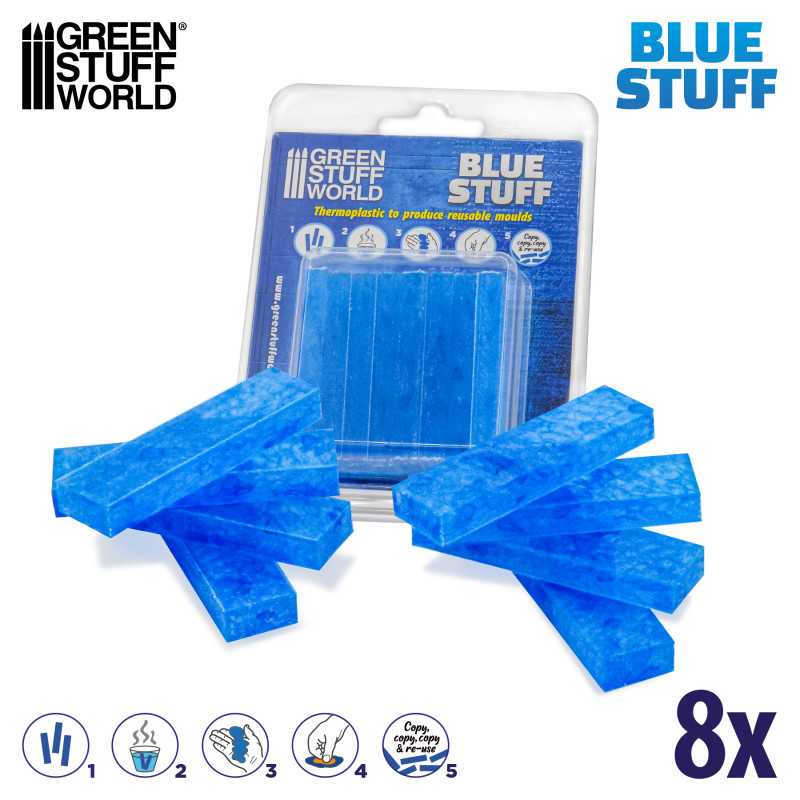 Blue Stuff Mold 8 Bars
