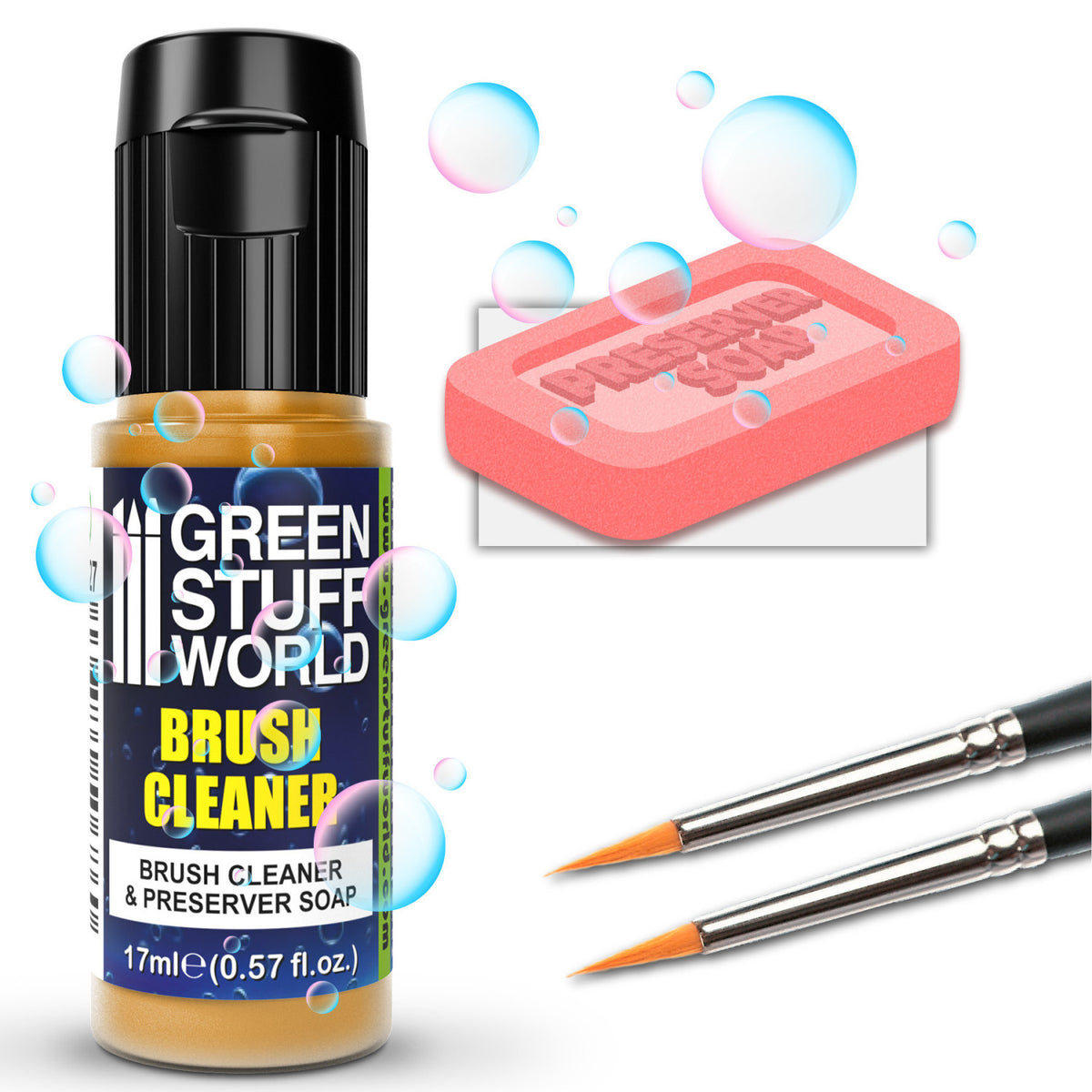 Brush Cleaner & Preserver Soap