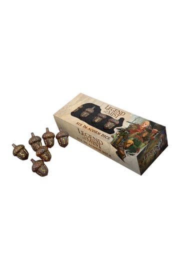 FanRoll Legend in the Mist Dice Set D6 Resin Acorn (6)