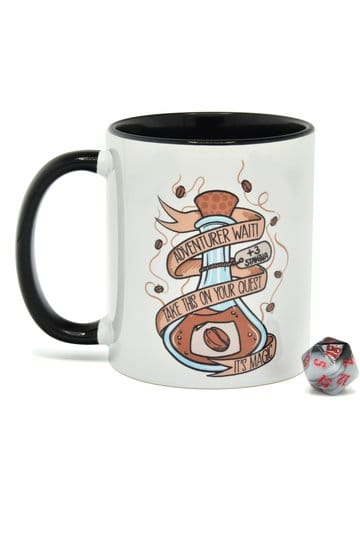 Glassstaff Gift Set Mug & Dice D20 Coffee Potion