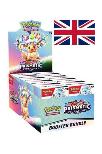 Pokémon Scarlet & Violet 8,5 Prismatic Evelutions Booster Bundle