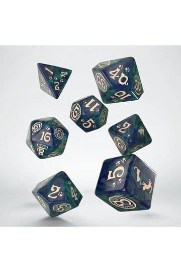 Cats Dice Set of 7 Mittens