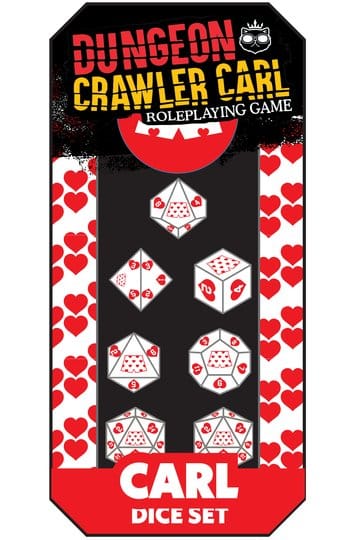 Dungeon Crawler Carl RPG Dice Set Carl's Enchanted Big Boi Boxers