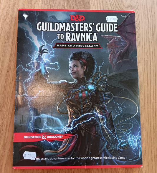 Dungeons & Dragons 5E: Guilmaster's Guide to Ravnica + Map Pack (KÄYTETTY)