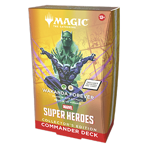 Magic the Gathering Marvel Super Heroes Commander Deck: Wakanda Forever Collector's Edition