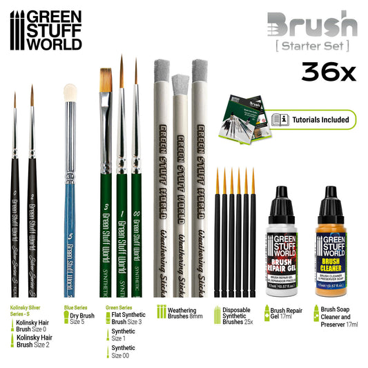 Green Stuff World Brush Starter Set