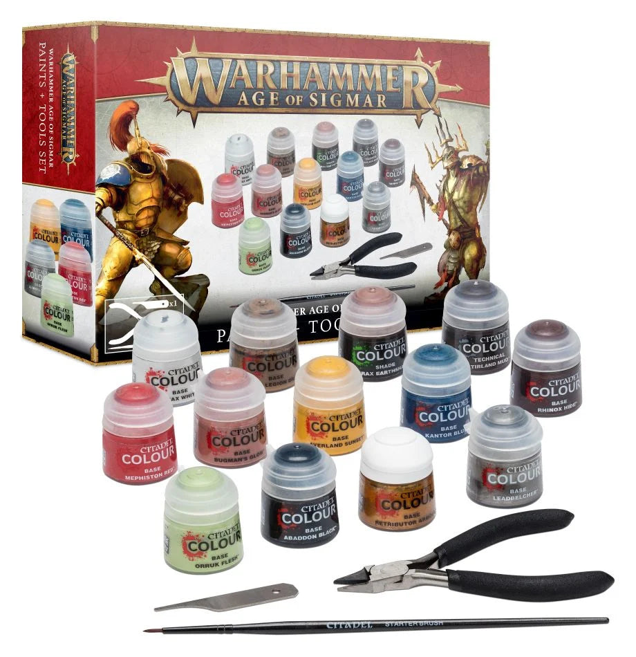 CITADEL HOBBY STARTER SET Warhammer Paint Set 60-26 x/ Mag Original Shrink  Wrap