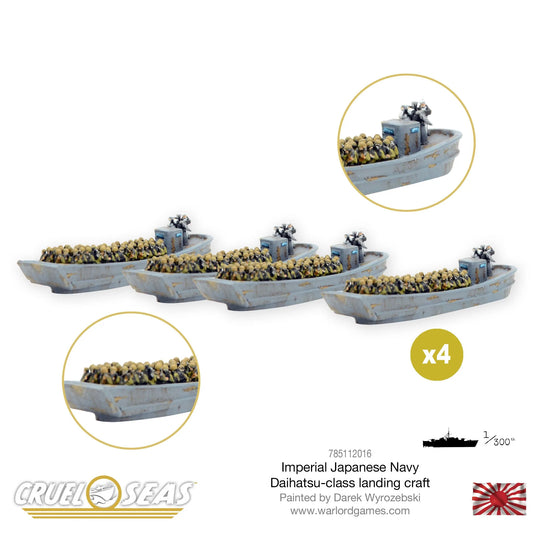 Cruel Seas Japanese Daihatsu Landing Craft