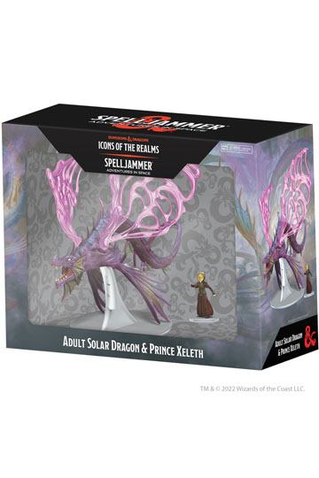 D&D Icons of the Realms Spelljammer Adventures in Space Adult Solar Dragon & Prince Xeleth
