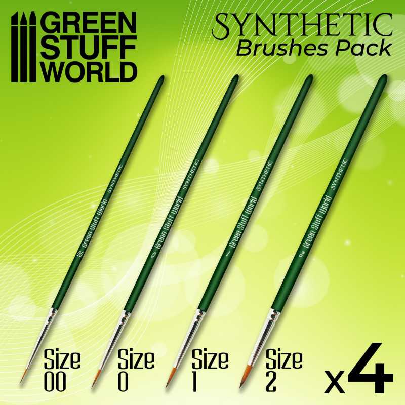 Green Series Synthetic Brush Set