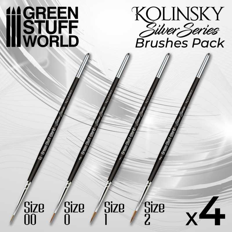 Silver Series Kolinsky Brush Set