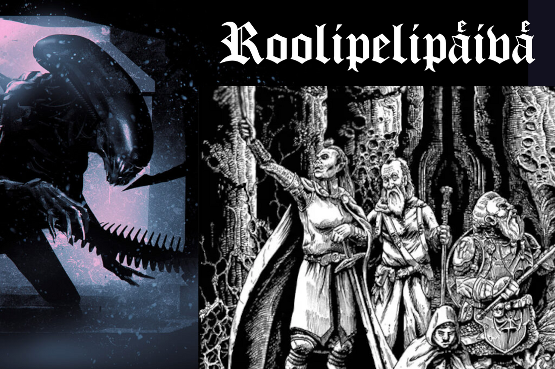 Roolipelipäivä: Shadowdark RPG + Alien RPG