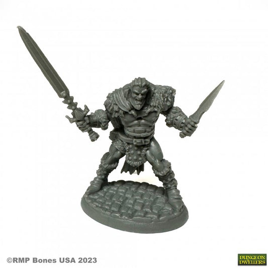 Reaper Bones Black GRUNDOR HOARDTAKER, BARBARIAN