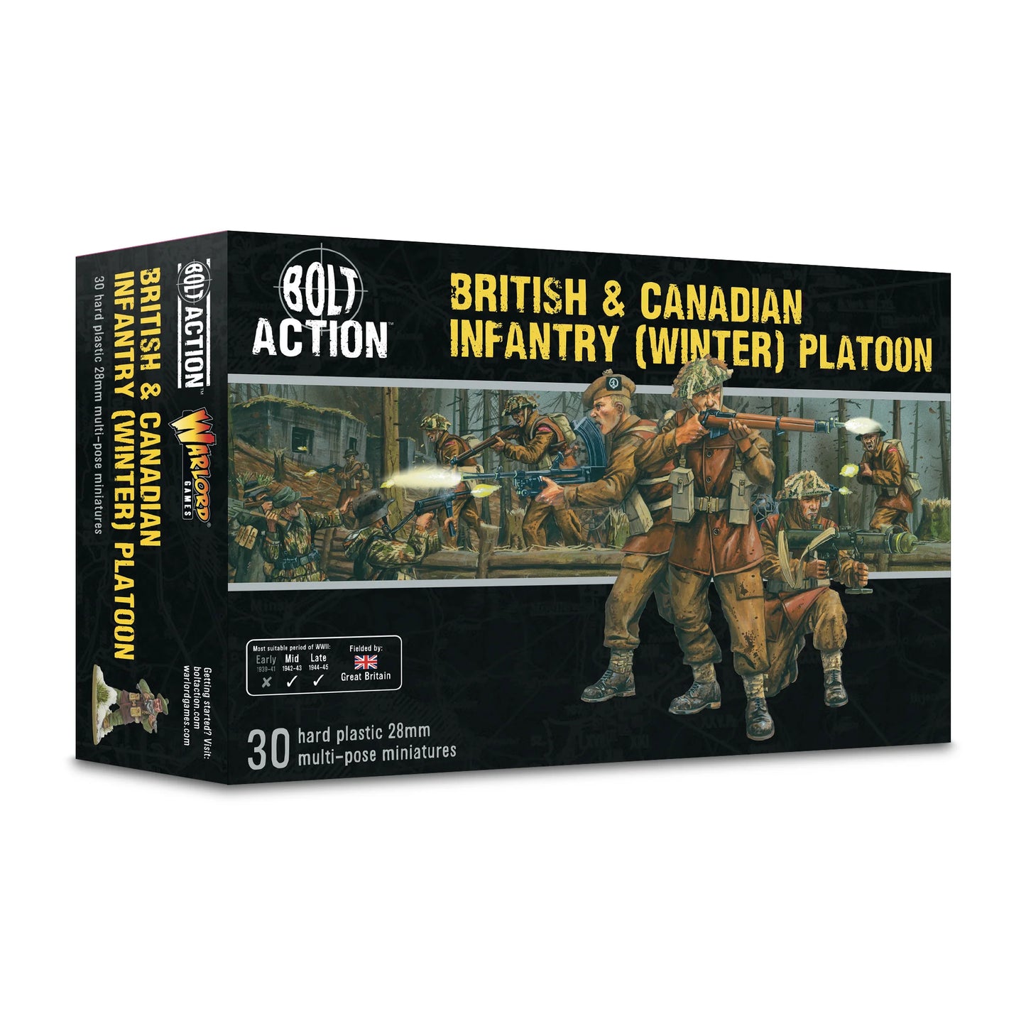 Bolt Action British & Canadian Infantry (Winter) Platoon