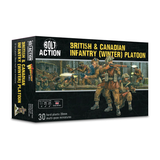 Bolt Action British & Canadian Infantry (Winter) Platoon