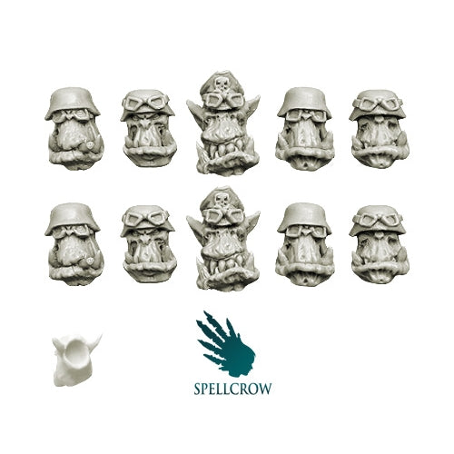 Spellcrow Orcs Blitzkrieg Heads In Goggles