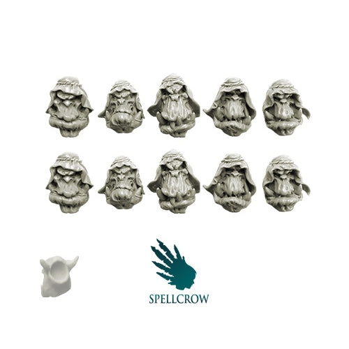 Spellcrow Orcs Desert Dogs Heads