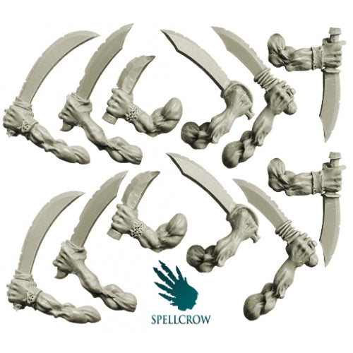 Spellcrow Orcs Freebooters Hands With Sabres
