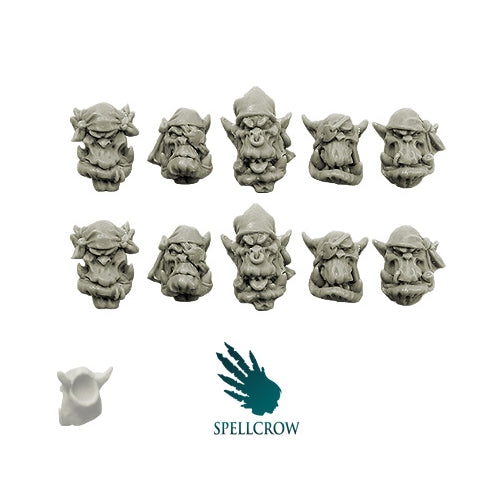 Spellcrow Orcs Freebooter Heads V.2