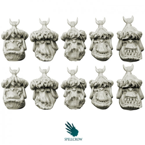 Spellcrow Steppe Orcs Heads