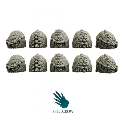 Spellcrow Salamandra / Dragon Knights Shouolder Pads V.1