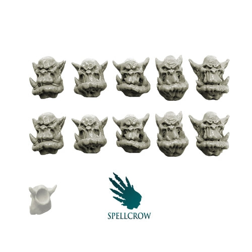 Spellcrow Orcs Standard Heads V.3