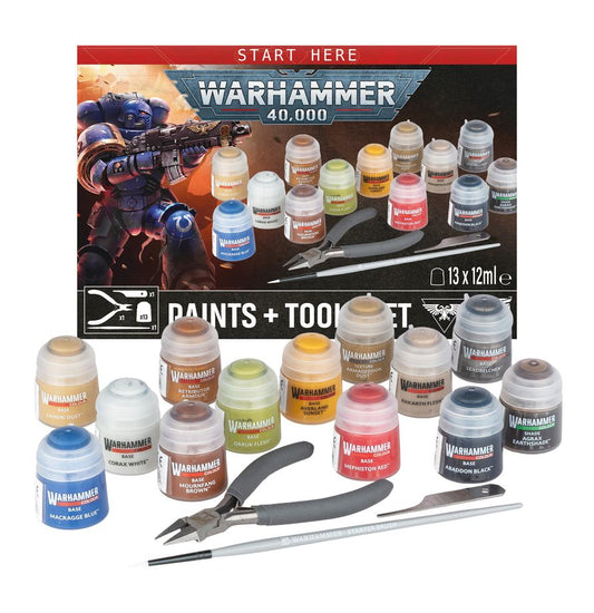 Warhammer 40,000: Paints + Tools Set 2026