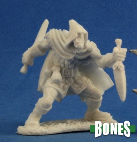 Reaper Bones Classic Rogan, Half Orc Rogue