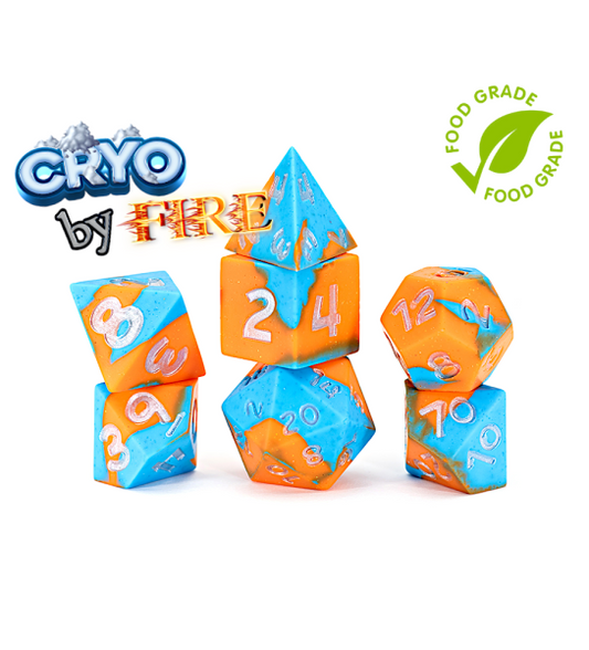 RPG Dice Set: Anti-Stress Dice Cryo By Fire (7)