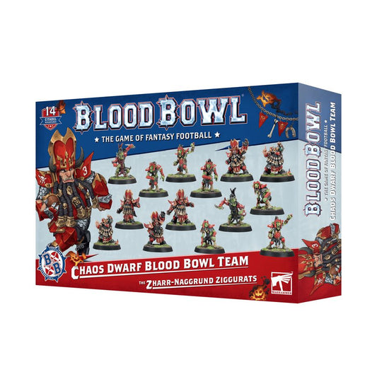 CHAOS DWARF BLOOD BOWL TEAM: THE ZHARR-NAGGRUND ZIGGURATS