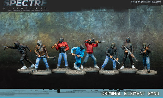 Spectre Miniatures: Criminal Element Gang