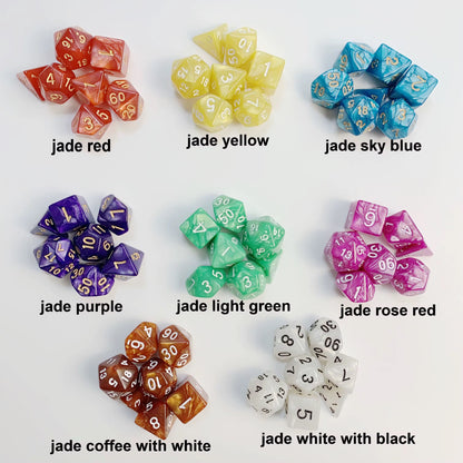 RPG Dice Set Jade (7)