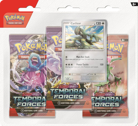 Pokémon TCG: Temporal Forces - 3-Pack Blister (Cyclizar)