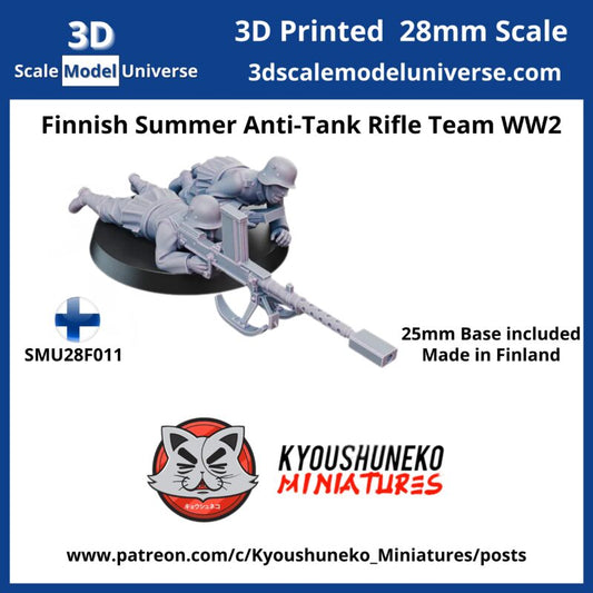 Finnish Summer Anti-Tank Rifle Team WW2