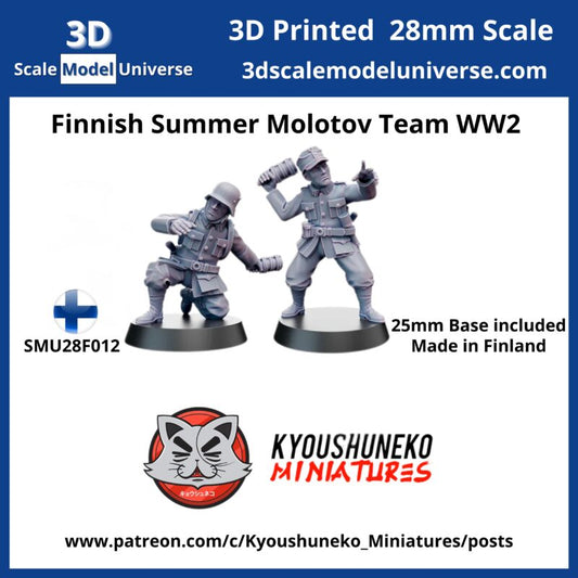 Finnish Summer Molotov Team WW2