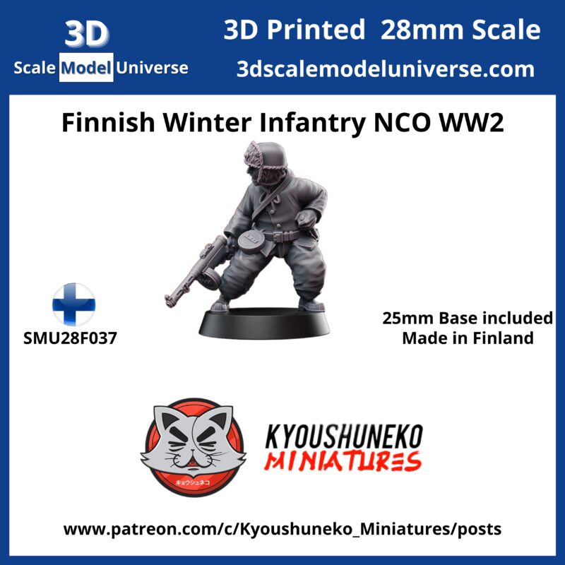 Finnish Winter Infantry NCO WW2