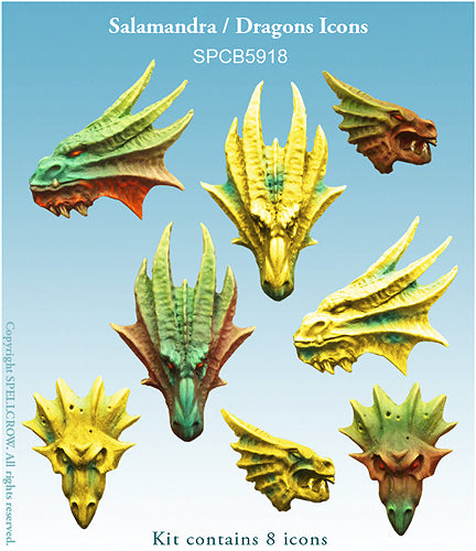 SpellcrowSalamandra Heads Icons