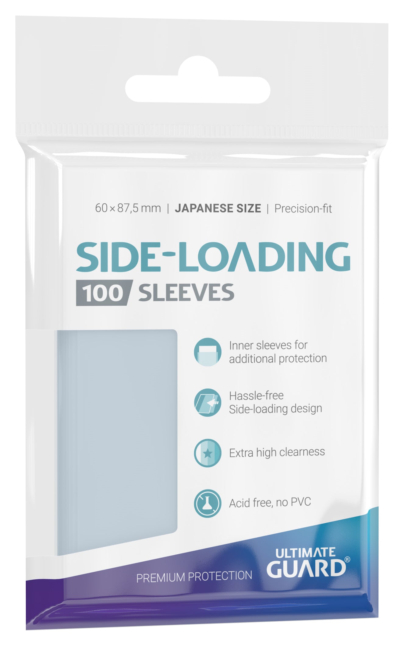 Ultimate Guard - Precise-Fit Sleeves Side-Loading Japanese Size Transparent (100)