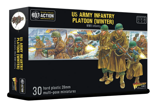 Bolt Action US Army Infantry Platoon (Winter)